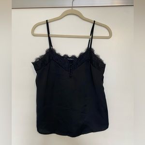 Black lace cami